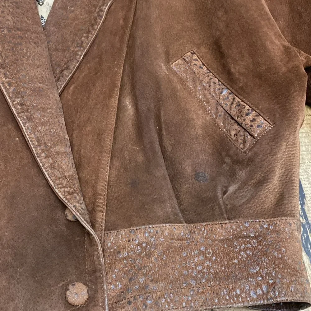 Byrnes and Baker Vintage 1980’s Leather Insulated Jacket